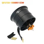 QX-MOTOR 90mm EDF 12 Blades Ducted Fan QF3748 3758 Brushless Motor 1000kv 1200kv 1450kv 1550kv CW CCW 100A 120A ESC For RC Jet - Image 20