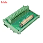 1pcs Db37 Male/Female Socket To Terminal Block Adapter Pcb Board D-Sub 37pin Connector Converter Din Rail Mounting - Image 6