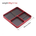 RC CNC Aluminium Magnetic Screw Tray Nut Gasket Storage Tool 98*98*11mm for RC Car Boat Airplane Drone Model - Image 5