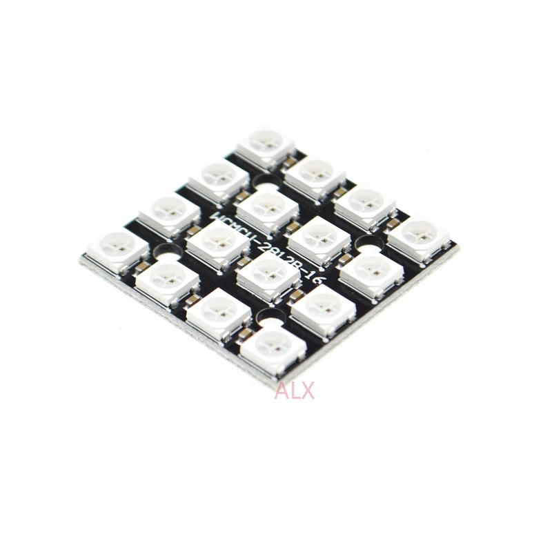 4*4 16 Bits Ws2812b 5050 Rgb Led Module Full Color Driver Led Board