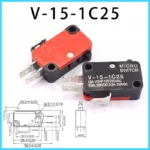 lot Large micro switch V-15-1C25, silver point V-15-IC25 microwave oven, 16A 250V contact switch, copper point tact switch - Image 9