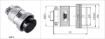 GX40 40MM aviation connector With Flange male & female 2/3/4/5/6/7/8/9 pin wire panel connector aviation plug socket 2pin 3pin - Image 4