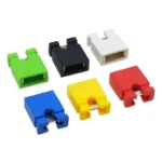 100PCS Pitch Jumper Shorted Cap, Pin Header Connector Cap Red Black Yellow White Green Blue  2.54mm Headers Wire Housings - Image 6