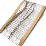 100PCS 1/8W Carbon Film Resistor 5% 0R 1R 10R 100R 1K 10K 100K 1M 1 10 100 R K Ohm 0.125W  0R--1M