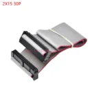 2pcs 2.54mm Pitch Fc-6/8/10/14/16/20/40/50 Pin 30cm Jtag Isp Download Cable Gray Flat Ribbon Data Cable For Dc3 Idc Box Header - Image 11