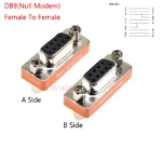 DB9/15/25/37 Pin VGA Female To Female/Male To Male/Female Rs232 Serial Port Com Connector Mini Gender Changer Adapter Null Modem - Image 3