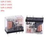 1pcs g2r-2-5vdc  g2r-2-12vdc g2r-2-24vdc Power Relay 5a 250vac 8pin G2r g2r-2 Dc 5v/12v/24v Dc5v Dc12v Dc24v Realys