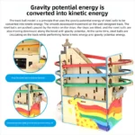 DIY Educational Toys Children's Gifts Handmade Assembled Ball Track Physics Principle Diy Assembly Material Package - Image 2
