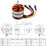 Brushless Motor 2-3S 4S 5S D2830 D2826 D3548 D3542 D3536 D3530 For RC Mini Multicopters Plane Fixed-wing Aircraft - Image 47