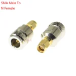 1pcs Sma Male Plug To N Female Jack Rf Coaxial Adapter Connector For Antenna Router