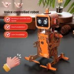 DIY Electric Voice Controlled Robot DIY Science Experiment Kit & Education Model Toy For Children Gift Toy Project