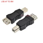1/2/5PCS USB2.0 A Male & A Female to B Female Printer Print Converter Adapter Connector USB 2.0 Port Retail wholesale USB 2.0 - Image 5