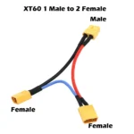 XT60 XT30 EC5 T XT90 TRX Plug Parallel Battery Connector Cable Extension O Separator Plug Adapter With Silicon Wire For Rc Model - Image 11
