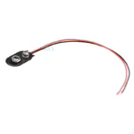 5pcs 9v Battery Snap Connector Clip Lead Wires Holder I Type - Image 3