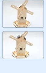 DIY Solar Energy Windmill House DIY Science Experiment Kit & Education Model Toy Physics Science Toys For Children Gift Toy - Image 14