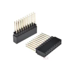 5PCS 2x10 PIN double Row Straight FEMALE PIN HEADER 2.54MM PITCH pin long 12MM Strip Connector Socket 2*10 20 PIN 2x10pin pc104 - Image 2