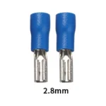 10/50/100pcs Female Crimp Terminal 2.8mm 4.8mm 6.3mm Insulated Spade Wire Connector Electrical Wiring Cable Plug Red Blue Yellow - Image 11
