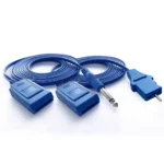 High-frequency Lip knife electrode piece neutral electrode plate cable REM flat plug electric knife negative plate connection - Image 3
