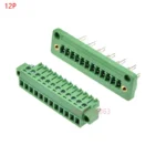 3SETS 15CDGV 2/3/4/5/6/8 pin 3.81MM pitch pluggable screw terminal block 3.81 PLUG TYPE pcb connector with Flange PLUG + SOCKET - Image 9