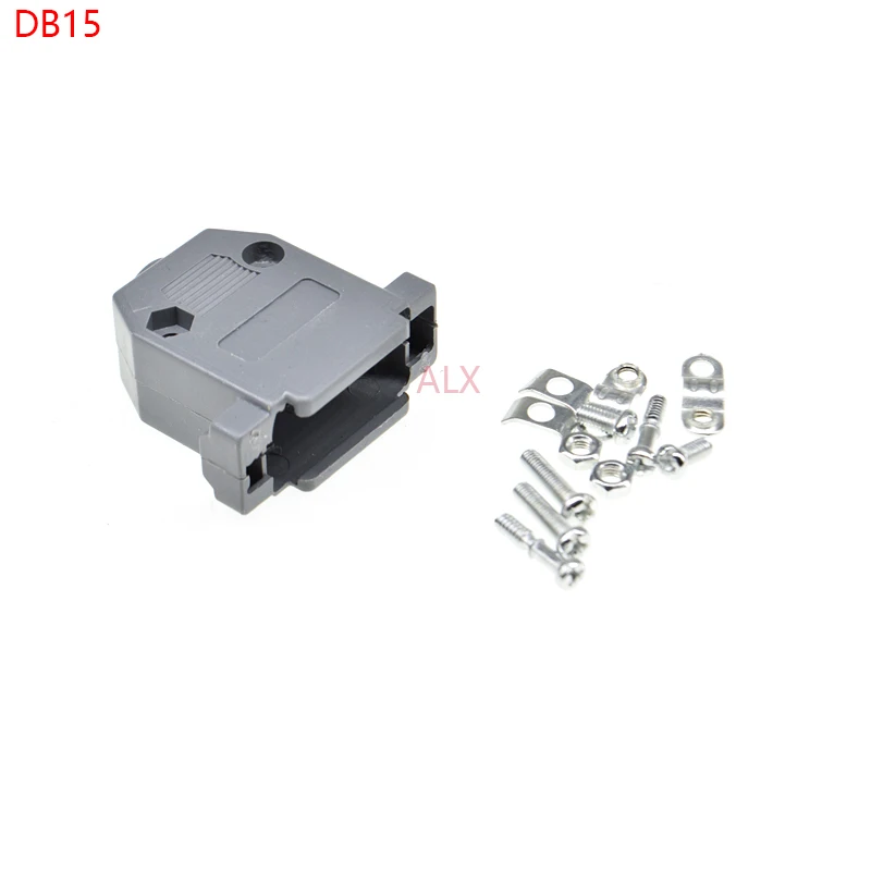 5pcs Plastic Cover Housing Hood For d-sub 15 Pin 2 Rows Db15 Pin Male Female Serial Connector