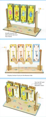 DIY Binary Demonstrator DIY Math Simulation Calculation & Education Model Toy Physics Science Toys For Children Gift Toy Project - Image 13