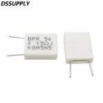10PCS BPR56 5W 0.001 0.1 0.15 0.22 0.25 0.33 0.5 Ohm Non-Inductive Ceramic Cement Resistor 0.1R 0.15R 0.22R 0.25R 0.33R 0.5R - Image 4