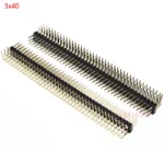 5PCS 90 degree Three Row Male 2.54MM Pitch Right Angle PIN Header Connector 3*2/3/4/5/6/7/8/10/20/40 PIN/P 3x/3/4/5/6/8/10/20/40 - Image 13