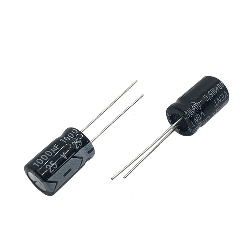 25V1000UF 10x20mm Aluminum Electrolytic Capacitor 1000uf25v 25v1000mf 25v 1000uf 22uf 47uf 68uf 220uf 470uf 2200uf 4700uf 1500uf