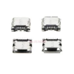 10PCS Micro USB 5pin 5.9mm DIP2 B Type With Curling/Flat Mouth Without Curling Side Female Connector For Mobile Phone Mini USB - Image 2