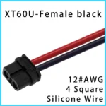 XT60 Connector Male & Female Plug with 10/20/30/50CM 12 AWG Silicone Wire for RC Airplane Quadcopter Lipo Battery ESC FPV Drone - Image 23