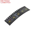5PCS Gold Plated SMD SMT 2/3/4/5/6/8/10 Position bits doule Row TOGGLE switch 1.27MM PITCH Slide switch 2p/4p/6p/8p DSHP04TSGER - Image 2