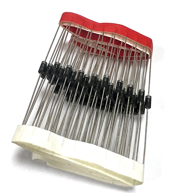 100pcs 1N5819 Rectifier Diode 1A40V Schottky Diode 40V Rectifier Diode In-line DO-41
