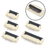 10pcs FPC FFC socket Connector 0.5mm 1mm Pitch Flat Cable  Flip bottom connection 4/5/6/8/10/12/14/16/20/22/24/30/34/40/50P - Image 4