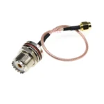 1pcs Uhf So239 Female Pl259 To Sma Male Plug Crimp Adapter Rg316 Cable Jumper Pigtail - Image 2
