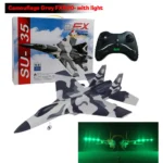 RC Plane SU35 2.4G With LED Lights Aircraft Remote Control Flying Model Glider Airplane F22 FX820 FX620 FX622 A380 EPP Foam Toys - Image 20