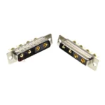 1pcs 4v4 30a Gold Plated Male Female High Current Connector d-sub Adapter Solder Type 4pin Plug Socket Welding High Power Db - Image 2