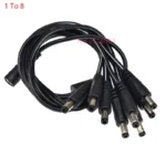 5V 12V 5.5mmX2.1mm 1 To 2/3/4/5/6/8/10/16 Way Female To Male DC Power Splitter Supply Adapter Connector Extension Cable LED CCTV - Image 9