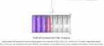 ISDT A8 Air AAA Battery Smart Charger 27W 8-Bay Househould battery Charger Wireless Operation for AA 10500 12500 - Image 8