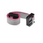 10pcs Fc-10p 20cm 2.54mm Pitch Jtag Avr Isp Download Cable 10p Wire 10pin Gray Flat Ribbon Data Cable For Dc3 Idc Box Header - Image 3