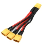 XT60 Parallel Battery Connector Male/Female Cable Dual Extension Y Splitter/ 3-Way 14AWG Silicone Wire for RC Battery Motor - Image 20