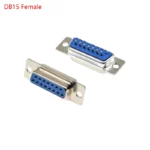5Pcs DB9 DB15 DB25 DB37 Hole/Pin Female/Male Blue Welded Connector RS232 serial port socket DB D-SUB adapter 9/15/25/37 pin - Image 9