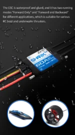 ZTW 32-Bit ESC Shark G2 20A 30A 40A 50A 60A 80A 100A SBEC 5V/6V 8A Brushless Speed Controller for RC Boat Underwater Thruster - Image 18