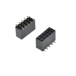 10pcs Smt Smd 2x5 Pin Double Row Straight Female Pin Header 2.54mm Pitch Connector Socket 2*5 10pin 2x5p 2x5pin For Pcb Board