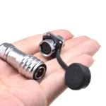 1pcs Sf12 Aviation Plug Socket Metal Waterproof push-pull Circular Quick Connector Male Socket & Female Plug 2/3/4/5/6 Pin Wire - Image 4