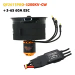 QX-MOTOR 64mm EDF 5 Blades Ducted Fan w/ QF2611 Pro 4000KV 3200KV 2900KV RC Brushless Motor CW CCW for 3S 4S 6S RC Jet Airplane - Image 9