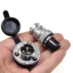 GX20 20MM aviation connector With Flange male & female 2/3/4/5/6/7/8/9 pin wire panel connector aviation plug socket 2pin 3pin - Image 5