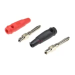 5PCS 4mm 32A Solderless Side Stackable Banana male Plug Copper Connectors Terminals - Image 2