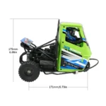 RC Car Remote Control Car 2.4G X-Rider 1/8 Piaggio Ape 1:8 2WD Kids Battery Powered Drift Cars RTR - Image 22
