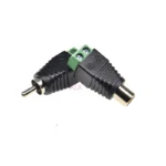 1set Rca Male Plug + Female Jack Connector With Screw Terminal Block Adapter Solderless Type For Phono Speake Audio Video Av - Image 3