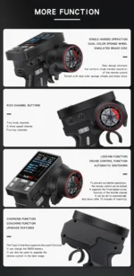 HOTRC CT-10B CT10B 10CH Transmitter Remote Controller 2.4Ghz Radio For RC Model Car Boat Aircraft Quadcopter Accessories - Image 23